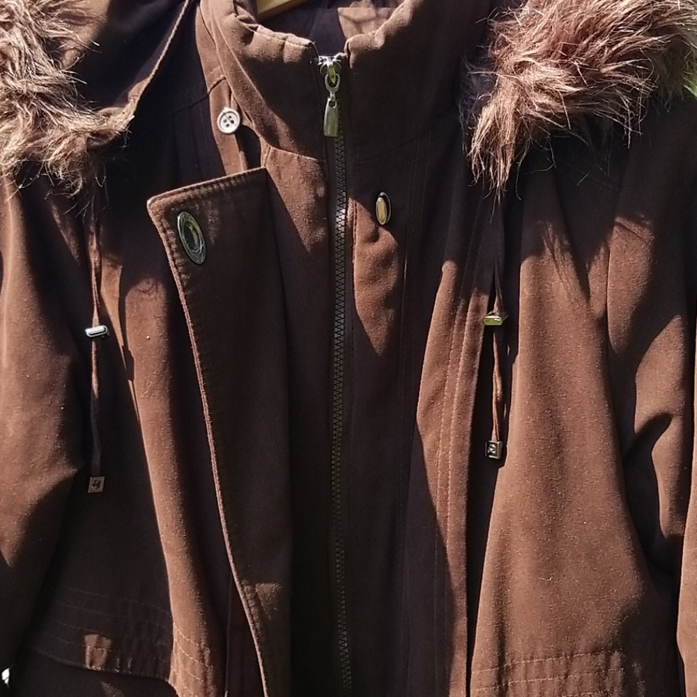 🧥ST JOHN'S BAY CHOCOLATE COAT